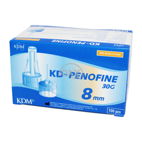 product-Иглы для шприцов-дозаторов "KD-PENOFINE" 30G (0,3*8 мм)