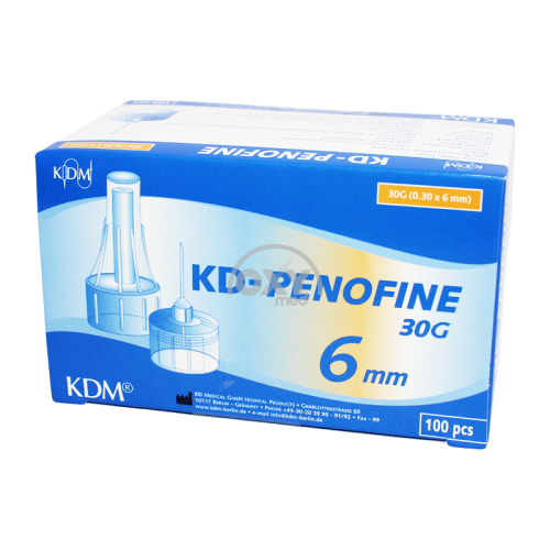 product-Иглы для шприцов-дозаторов "KD-PENOFINE" 30G (0,3*6 мм)
