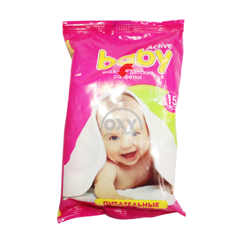 product-Active Baby oziqlantiruvchi nam salfetkalar № 15