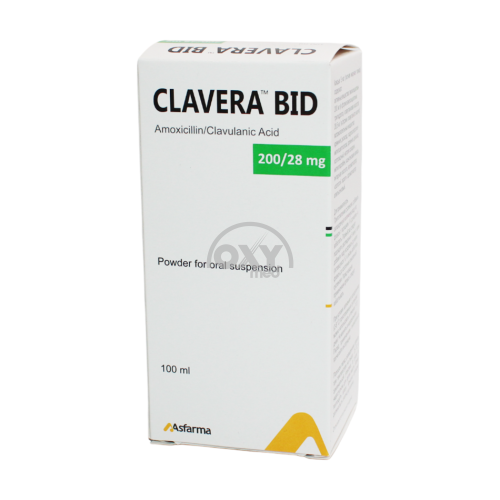 product-Klavera BID 200/28 mg 100 ml porsiyalangan/qo'shilgan suspenziya
