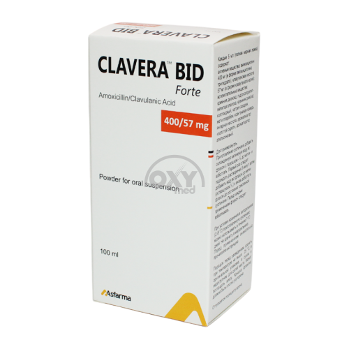 product-Klavera BID Forte 400/57 mg 100 ml porsiyalangan/qo'shilgan suspenziya