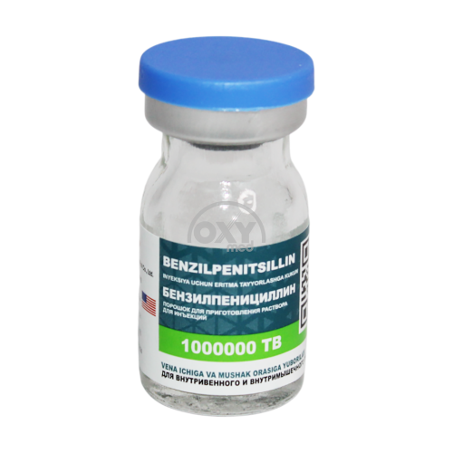 product-Benzilpenitsillin 1000000 ED № 1 eritma tayyorlash uchun kukun