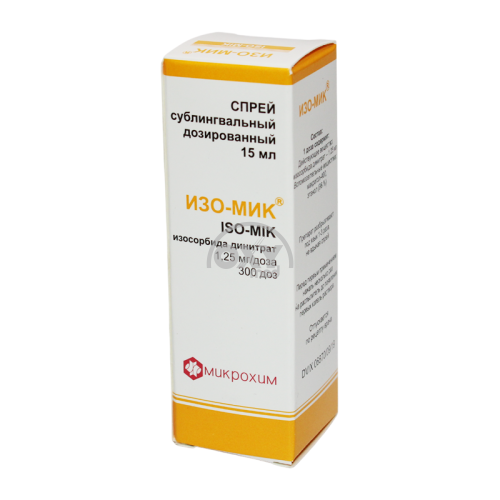 product-Изо-Мик 1,25 мг/доза (300 доз) 15 мл спрей сублингвальный