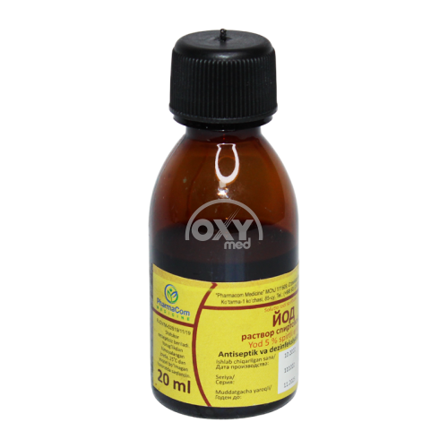 product-Йод 5% раствор спиртовой 20 мл