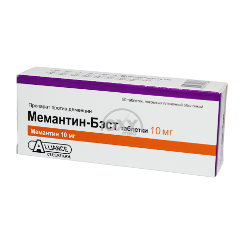 product-Memantin-Best 10 mg № 50 tabletkalari