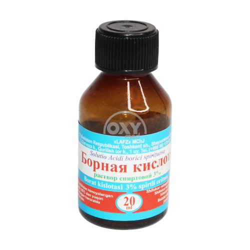 product-Борная кислота 3% 20 мл раствор спиртовый