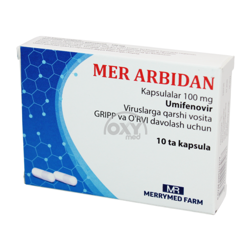 product-Arbidan MER 100 mg № 10 kapsulalar