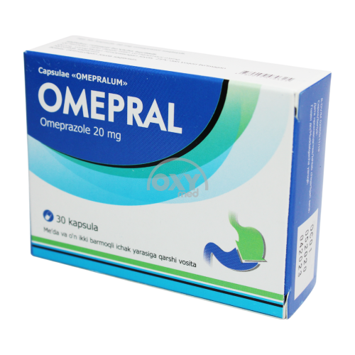 product-Omepral 20 mg № 30 kapsulalar