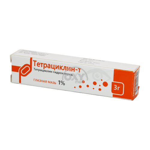 product-Tetratsiklin-T 1% 3g ko'z malhami
