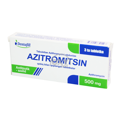 product-Azitromitsin 500 mg № 3 tabletkalari