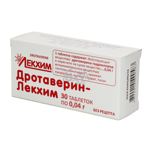 product-Drotaverin-Lekhim 0,04g No 30 tab.