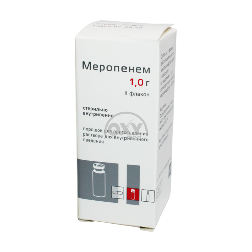 product-Meropenem 1,0 g №1 vena ichiga yuborish uchun eritma tayyorlash uchun kukun