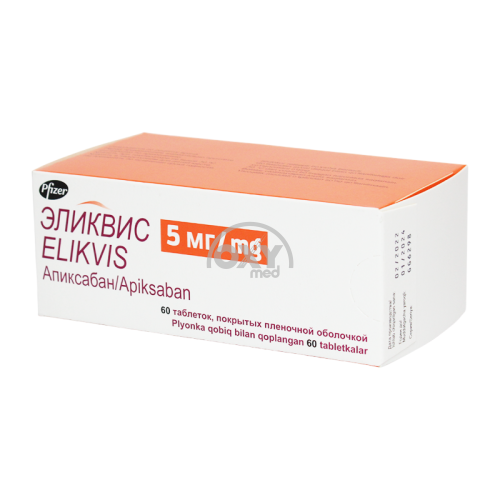 product-Eliquis 5mg № 60 tabletkalari