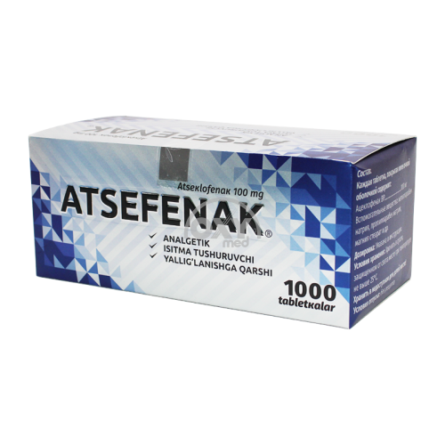 product-Acefenak 100 mg No 1000 tab.