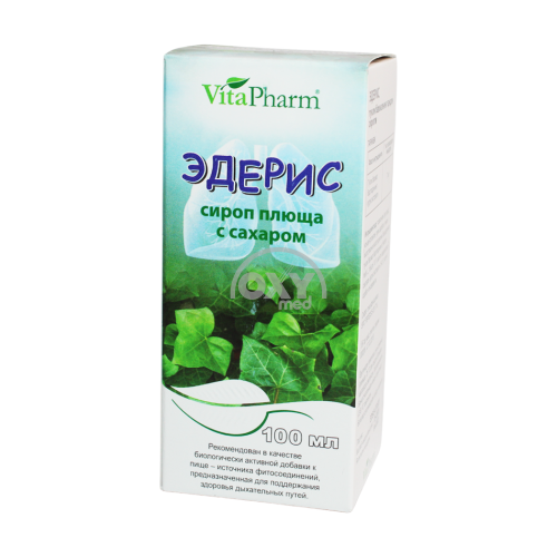 product-Ederis ivy 100 ml shakar bilan sirop