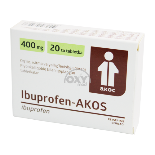 product-Ибупрофен-АКОС 400мг №20 табл.