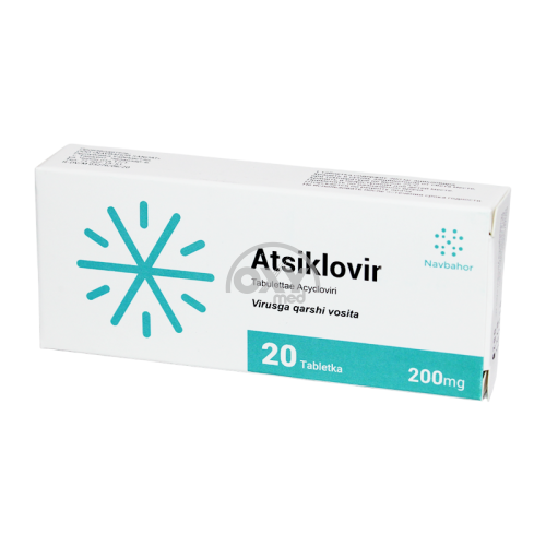product-Acyclovir 200 mg No 20 tab.
