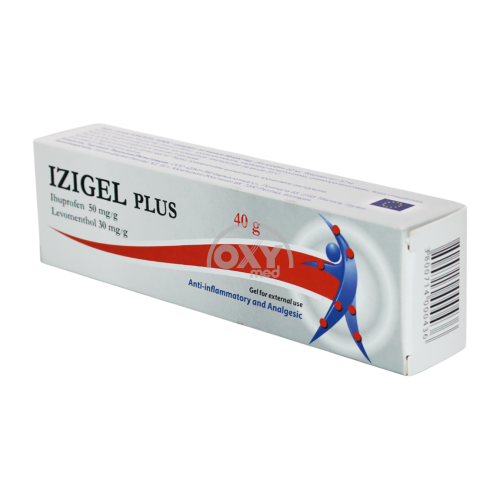 product-Isigel plus 50mg/g+30mg/g 40g gel og'iz orqali qo'llash uchun