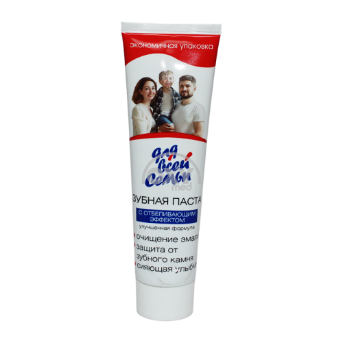 product-Зубная паста "Для всей Семьи" с отбеливающим эффектом 100 г