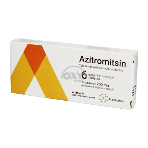 product-Azitromitsin 250 mg № 6 planshetlar