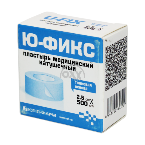 product-Tibbiy rulonli gips U-Fix 2,5 sm x 500 sm mato