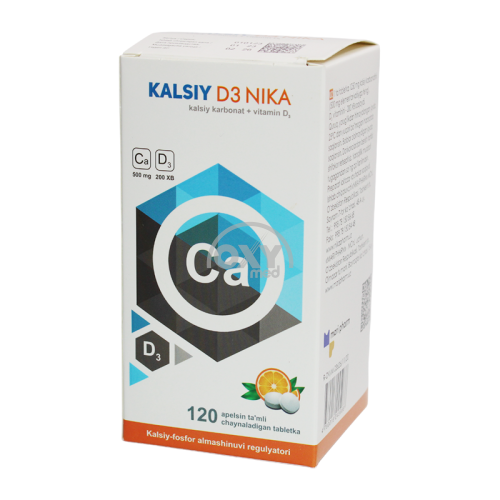 product-Apelsin ta'miga ega KALSIY D3 NIKA