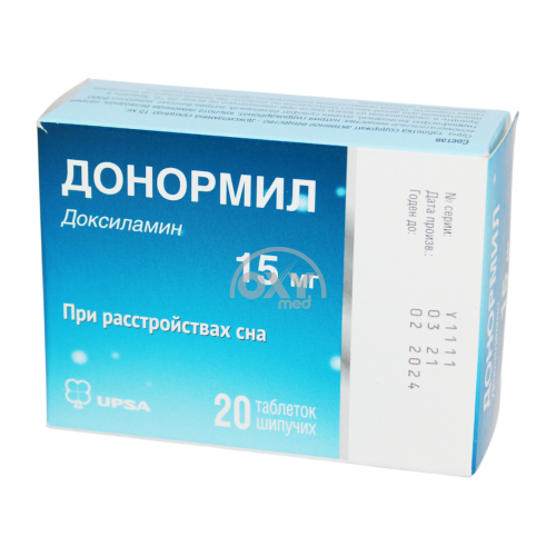 product-Донормил 15 мг №20 таблетки шипучие
