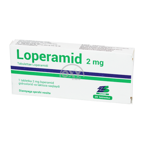 product-Loperamid 2 mg № 20 tabletkalari