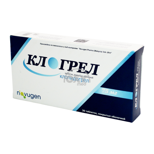 product-Клогрел 75 мг №30 таблетки