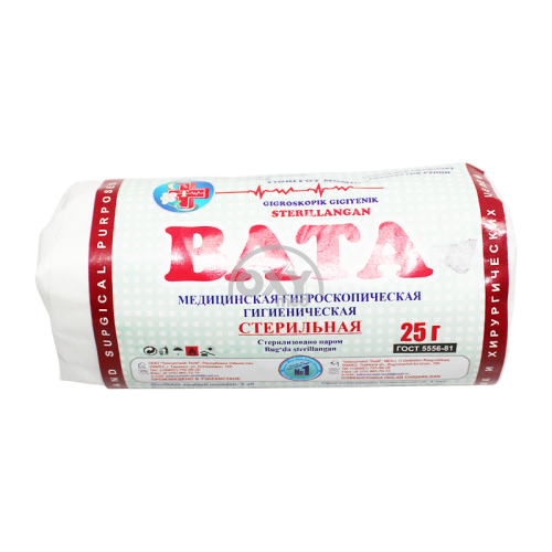 product-Вата медицинская гигиеническая в рулонах нестерильная 50 г