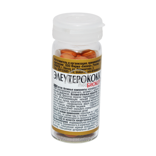 product-Элеутерококк Биокор 0,18 г №50 драже