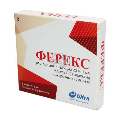 product-Ферекс 20 мг/мл 5 мл №5 раствор для инъекций