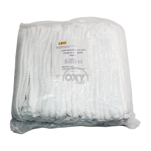 product-Bir martali ishlatiladigan oq qalpoq № 100