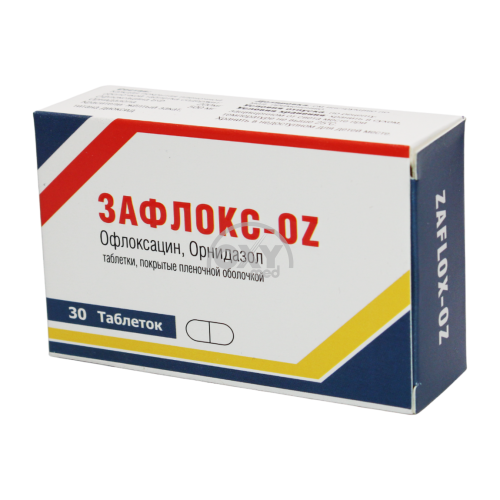 product-Зафлокс-OZ 200 мг/500 мг №30 таблетки
