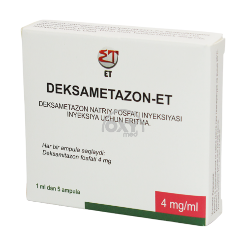 product-Дексаметазон-ЕТ 4 мг/мл 1 мл №5 раствор для инъекций