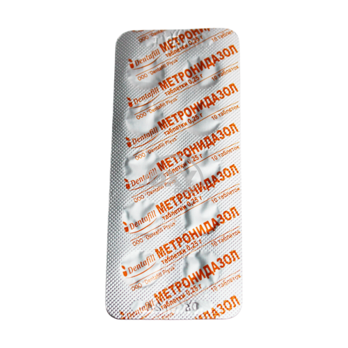 product-Metronidazol 0,25 mg № 10 tabletka.