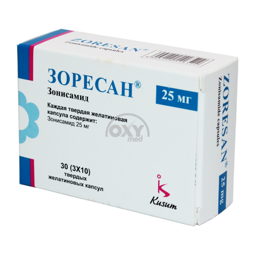 product-Zoresan 25 mg № 30 kapsulalar