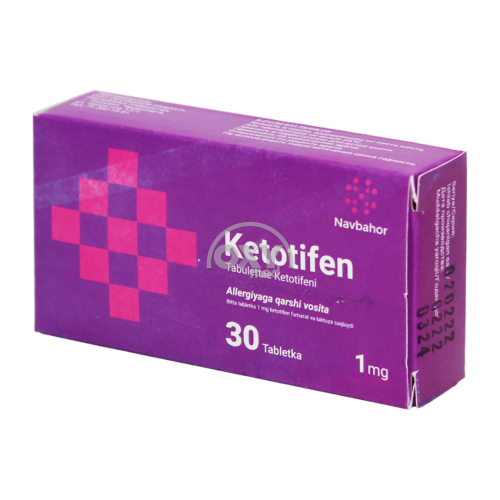 product-Кетотифен 1 мг №30 таблетки