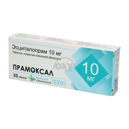 product-Pramoxal 10 mg № 30 tabletkalari