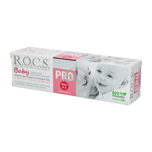 product-Зубная паста ROCS Pro Baby 0-3 минеральная защита и нежность 45 г