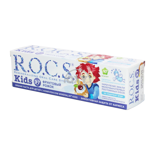 product-Зубная паста ROCS Kids 3-7 фруктовый рожок 45 г