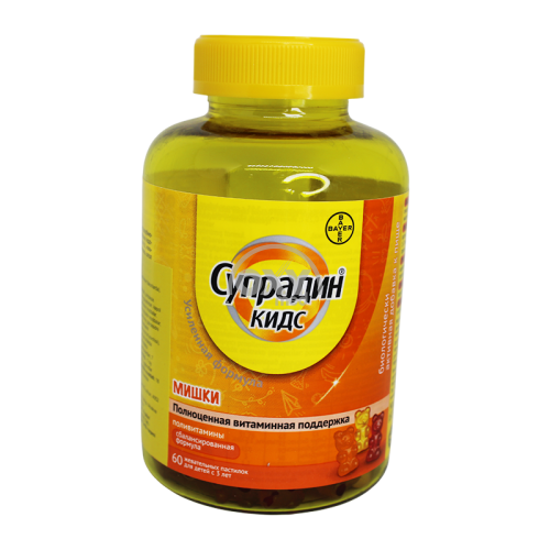 product-Супрадин кидс мишки 4 г №60 пастилки жевательные