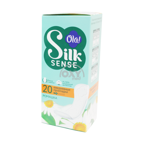 product-Прокладки "OLA" Ежедневные Silk Sense (ромашка) №20