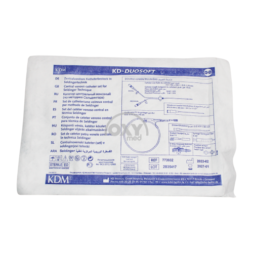 product-Катетер центральный венозный KD-DUOSOFT 5Fr, 20-18G 130мм