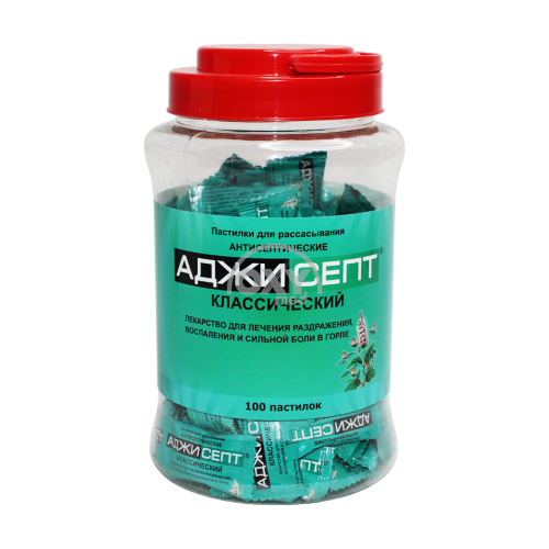 product-Аджисепт классические №100 пастилки для рассасывания
