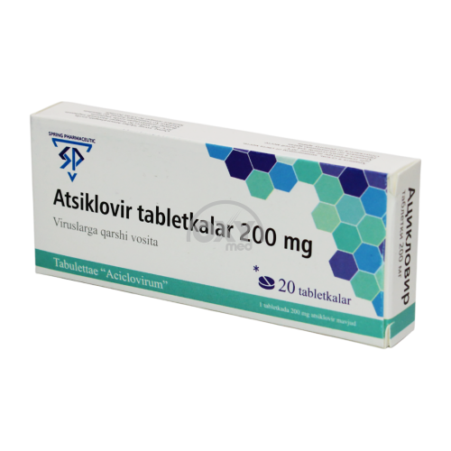 product-Acyclovir 200 mg No 20 tab.
