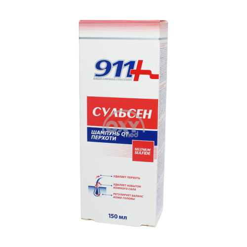 product-Shampun 911 Sulsen 1% kepekka qarshi 150ml