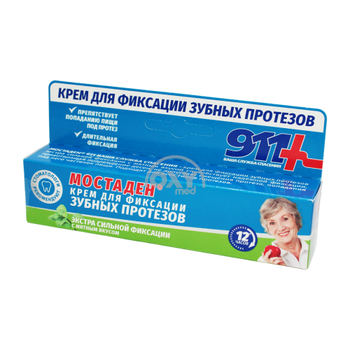 product-Statsionar protezlar uchun krem 911 Mostaden 40ml