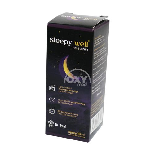product-Sleepy well 10ml og'iz orqali yuborish uchun buzadigan amallar