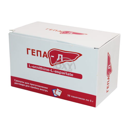 product-Og'iz orqali yuborish uchun eritma tayyorlash uchun Hepa-L 5g № 30 granulalar
